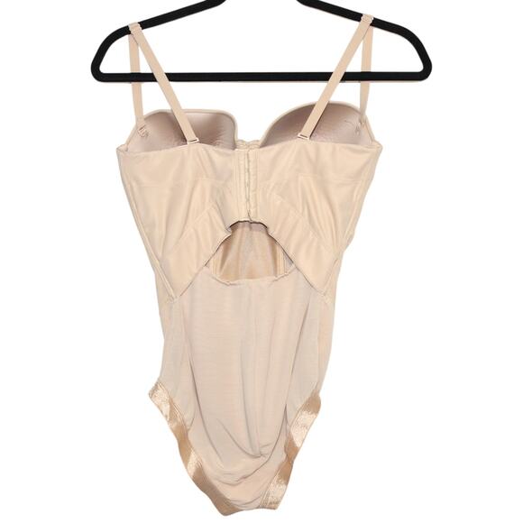 Maidenform Firm Tummy-Control Easy Up Strapless Bodysuit 1256 36DD - Picture 5 of 7